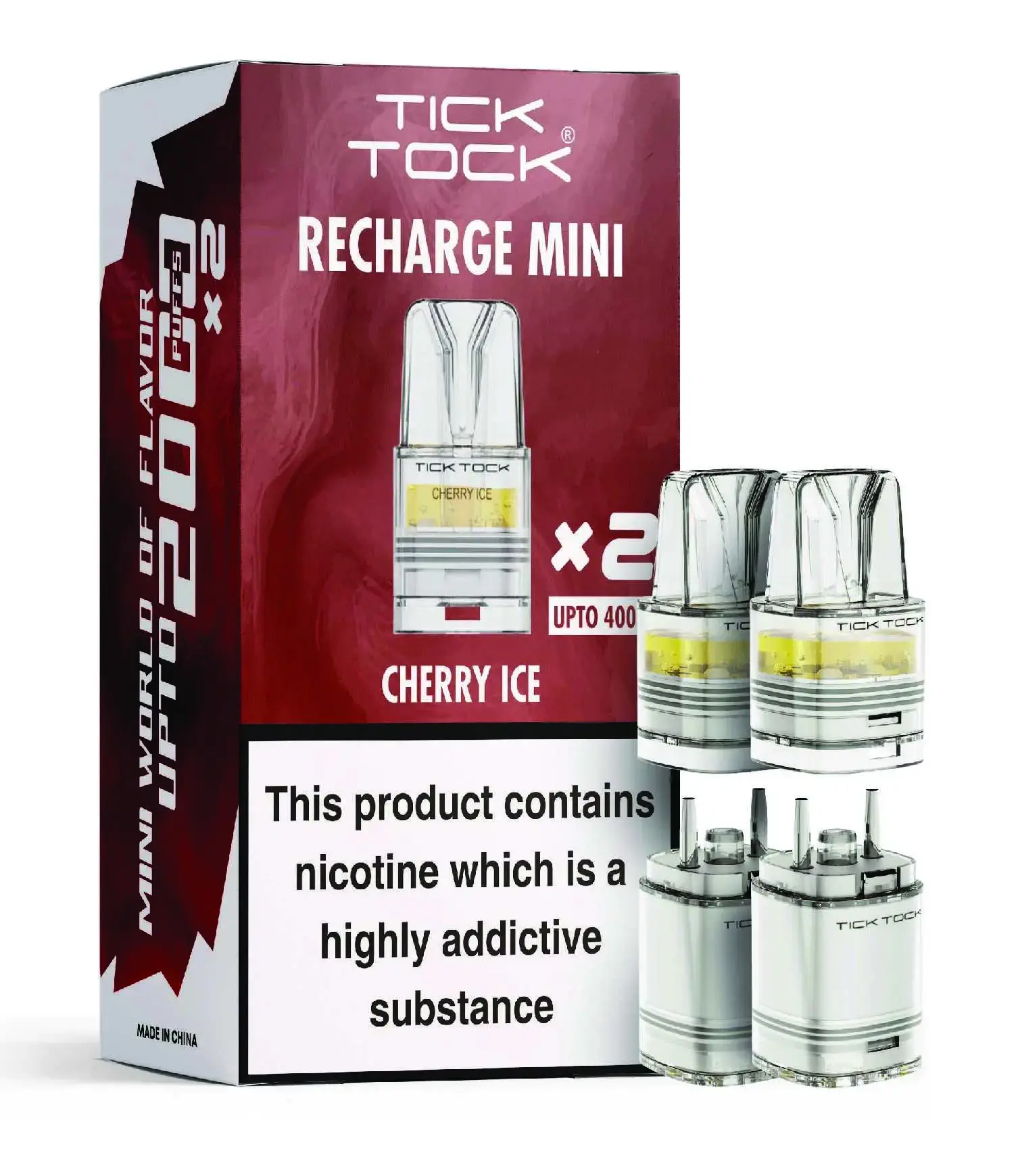 Cherry Ice Tick Tock Magic 8000 Prefilled Pods